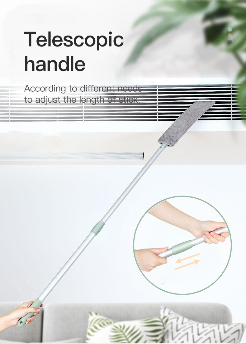 Bendable Gap Duster Telescopic Handle Broom-4